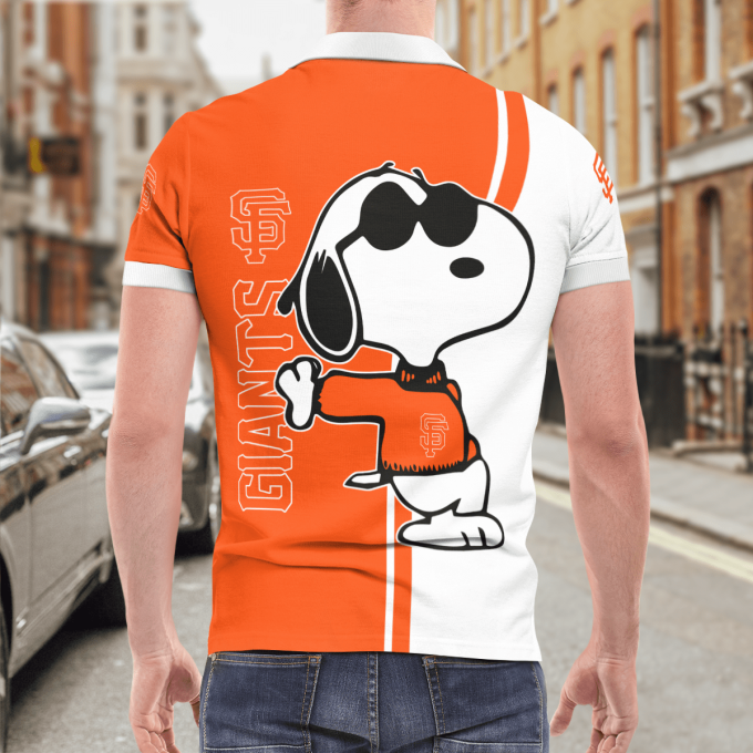 San Francisco Giants Snoopy Polo Shirt Limited Edition