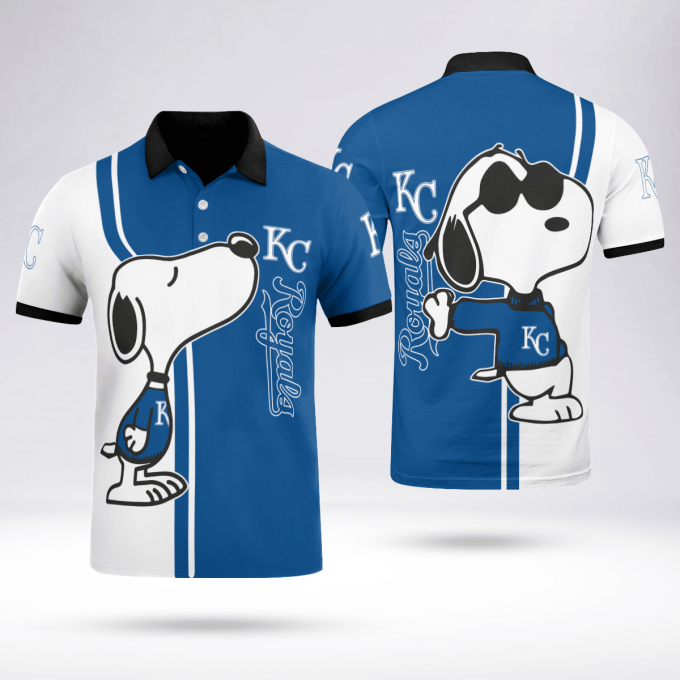 Kansas City Royals Snoopy Polo Shirt Limited Edition