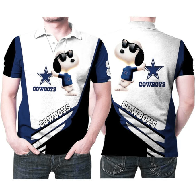 Mens & Womens Snoopy Dallas Cowboys Pattern 3D Printed Gift For Snoopy And Dallas Cowboys Fan Polo Shirt Mens & Womens Snoopy Dallas Cowboys Pattern 3D Printed Gift For Snoopy And Dallas Cowboys Fan Polo Shirt