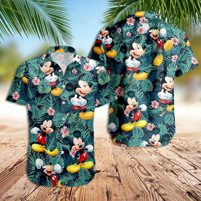 Mickey Aloha Shirt: Disney Hawaiian Shirt with Palm Leaves Design – Perfect for a Tropical Vibe! Mickey Aloha Shirt: Disney Hawaiian Shirt with Palm Leaves Design – Perfect for a Tropical Vibe!