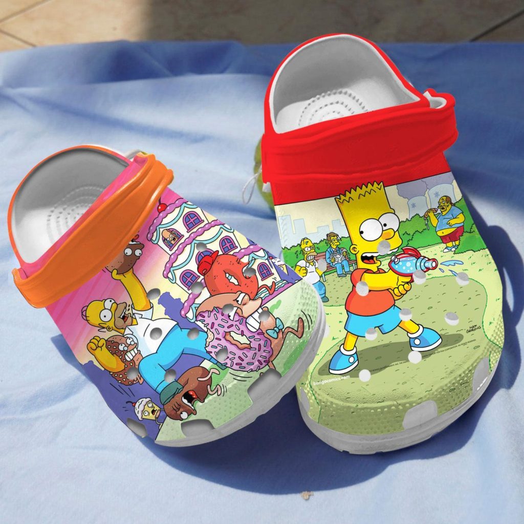 Colorful The Simpsons Clogs Shoes For Kids And Adults – Gift for Men Women Colorful The Simpsons Clogs Shoes For Kids And Adults – Gift for Men Women