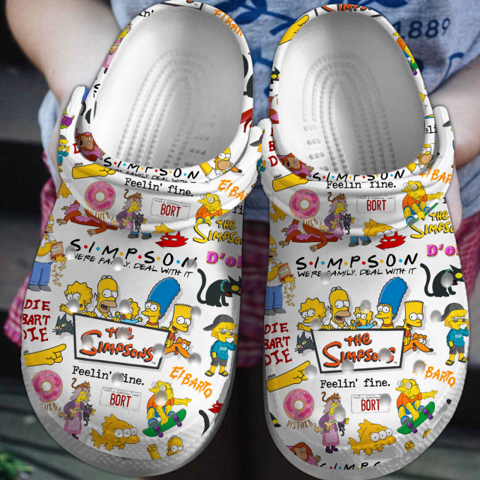 The Simpsons We’re Family, Deal With It Clogs, Cartoon Clogs Shoes, Movie-Inspired Clogs For Men & Women The Simpsons We’re Family, Deal With It Clogs, Cartoon Clogs Shoes, Movie-Inspired Clogs For Men & Women