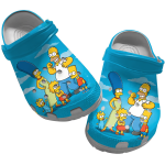 The Simpsons Blue Clogs Shoes For Kids And Adults The Simpsons Blue Clogs Shoes For Kids And Adults