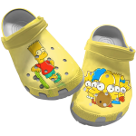 Bart Simpsons Skateboarding Clogs Shoes For Kids And Adults Bart Simpsons Skateboarding Clogs Shoes For Kids And Adults