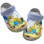 The Simpsons With Happy Time Together Clogs The Simpsons With Happy Time Together Clogs