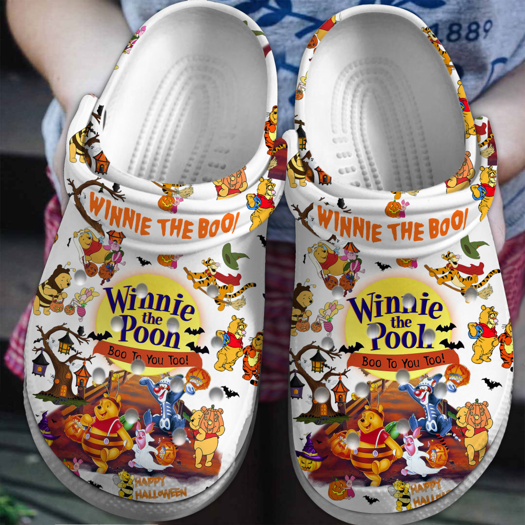 New Design Winnie The Boo Halloween Clogs New Design Winnie The Boo Halloween Clogs