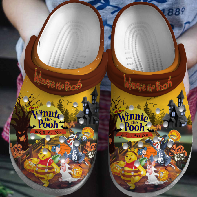 Winnie The Pooh Halloween Clogs For Kids And Adults Winnie The Pooh Halloween Clogs For Kids And Adults