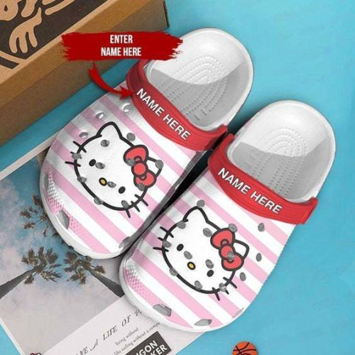 Personalized Cute Hello Kitty Classic Clogs