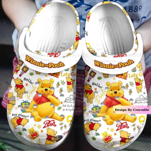 New Design Winnie The Pooh Cute Clogs For Kids And Adults