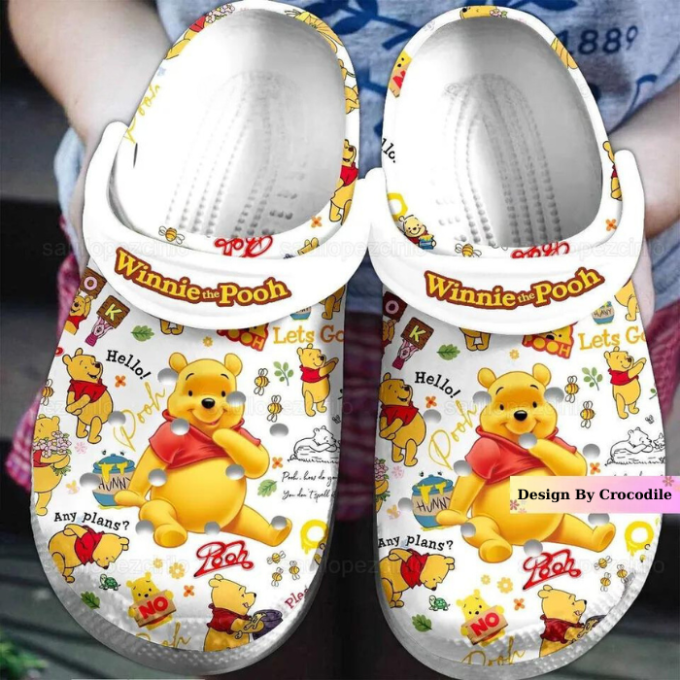 New Design Winnie The Pooh Cute Clogs For Kids And Adults