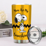 You Are My Sunshine Snoopy Yellow Stainless Steel Tumbler You Are My Sunshine Snoopy Yellow Stainless Steel Tumbler