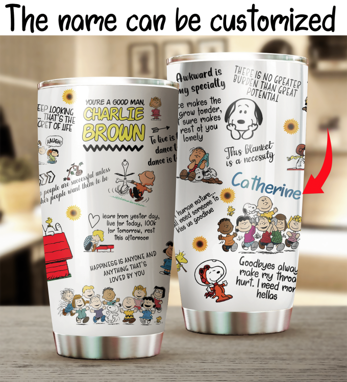 Limited Edition Cartoon Snoopy Stainless Steel Tumbler