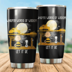 Snoopy And Charlie Brown Let It Be Cartoon Stainless Steel Tumbler Snoopy And Charlie Brown Let It Be Cartoon Stainless Steel Tumbler