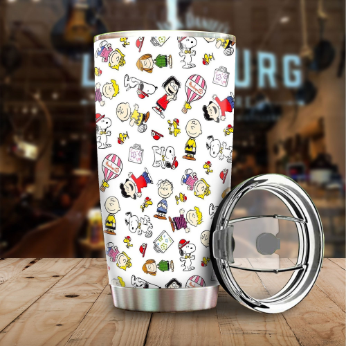 Peanuts Snoopy Stainless Steel Tumbler For Kids And Adults Peanuts Snoopy Stainless Steel Tumbler For Kids And Adults