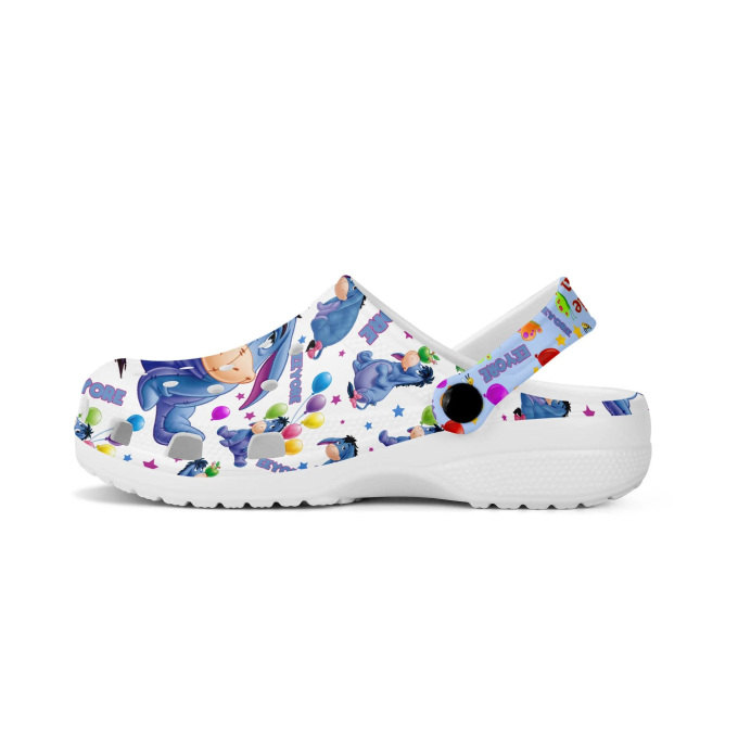 Winnie The Pooh Eeyore Cute Clogs For Kids And Adults
