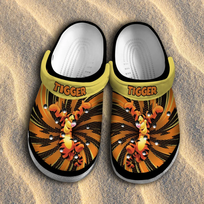 Soft & Durable Tigger Winnie The Pooh Cartoon Clogs For Kids And Adults