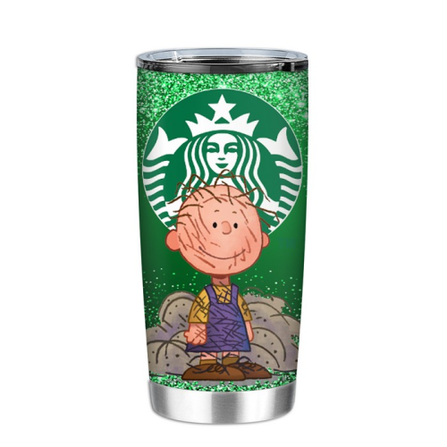 Cute Charlie Brown Peanuts Snoopy Stainless Steel Tumbler