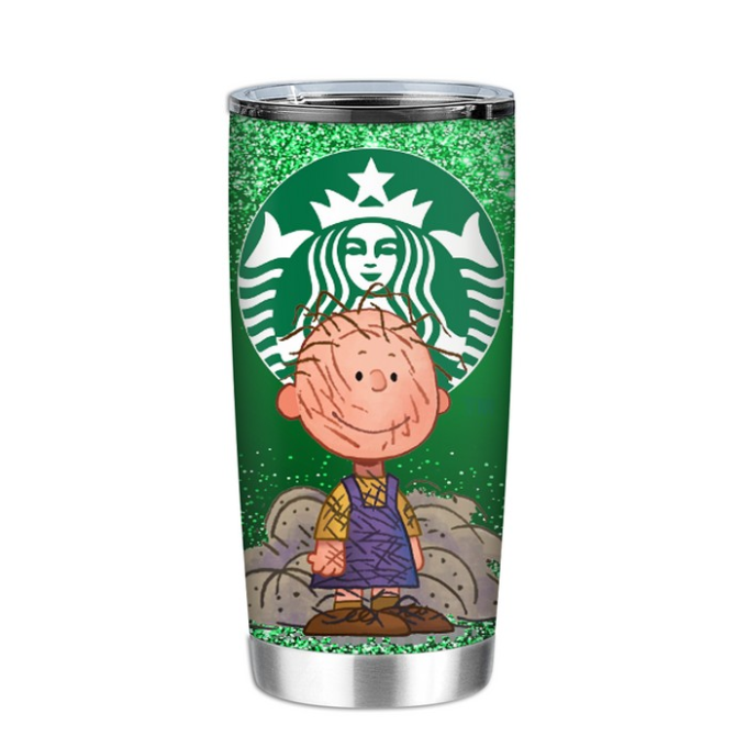 Cute Charlie Brown Peanuts Snoopy Stainless Steel Tumbler