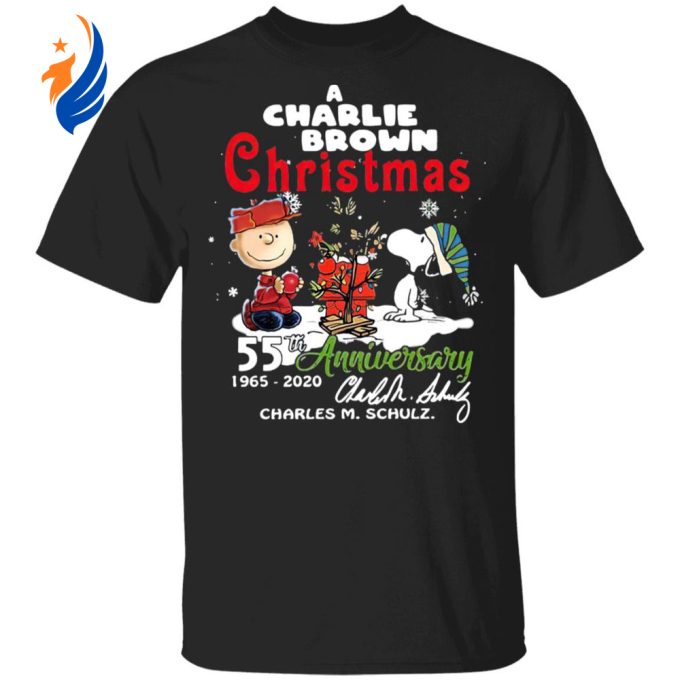 Celebrate 55th Anniversary of A Charlie Brown Christmas with Charles M Schulz Snoopy Shirt – Limited Edition Celebrate 55th Anniversary of A Charlie Brown Christmas with Charles M Schulz Snoopy Shirt – Limited Edition