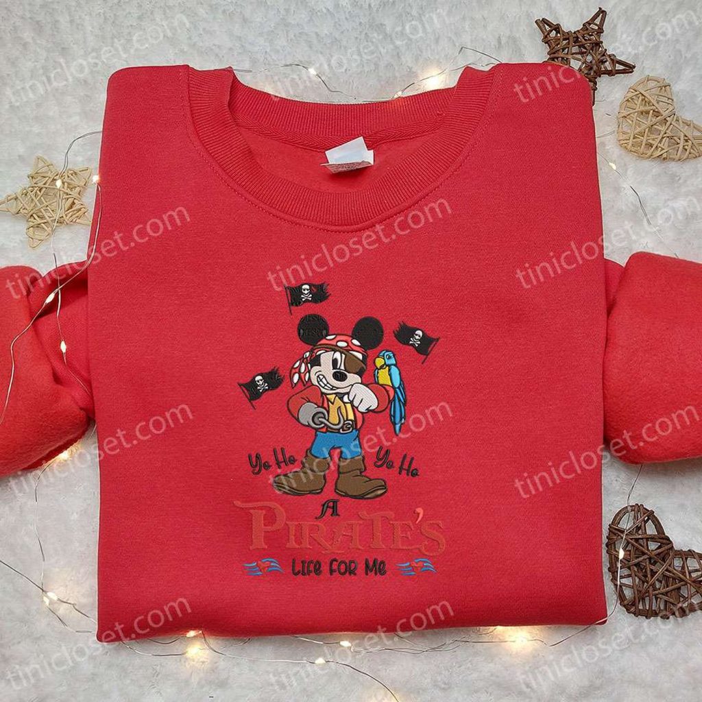 Pirate s Life Mickey Embroidered Shirt – Disney Characters Best Gift Ideas Pirate s Life Mickey Embroidered Shirt – Disney Characters Best Gift Ideas