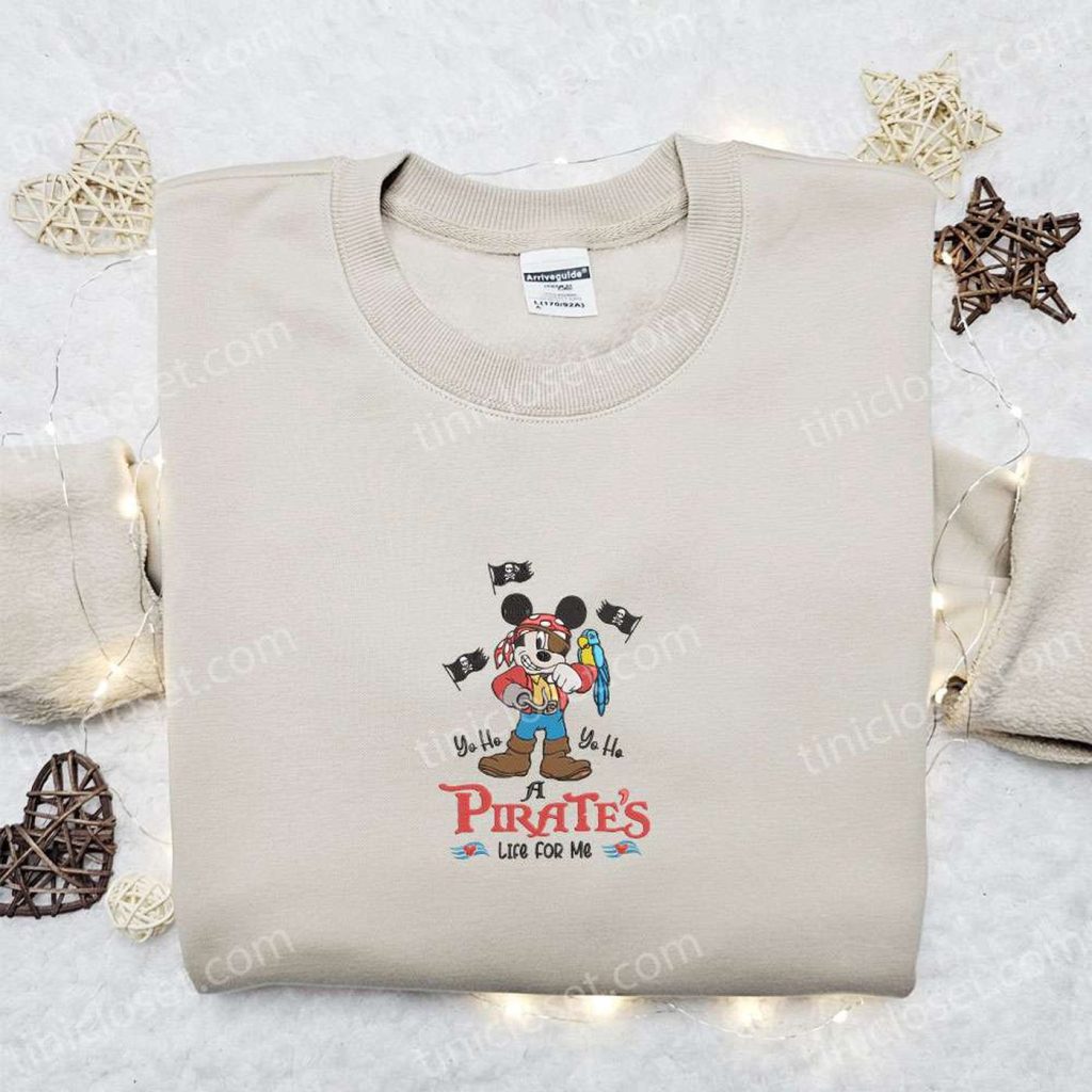 Pirate s Life Mickey Embroidered Shirt – Disney Characters Best Gift Ideas Pirate s Life Mickey Embroidered Shirt – Disney Characters Best Gift Ideas