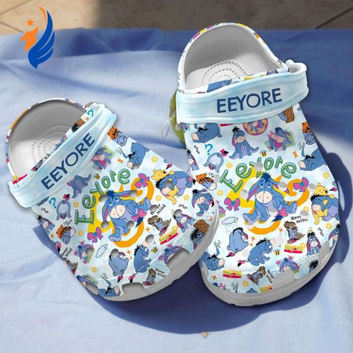 Adorable EEYORE Winnie The Pooh Cartoon Clogs For Kids And Adults