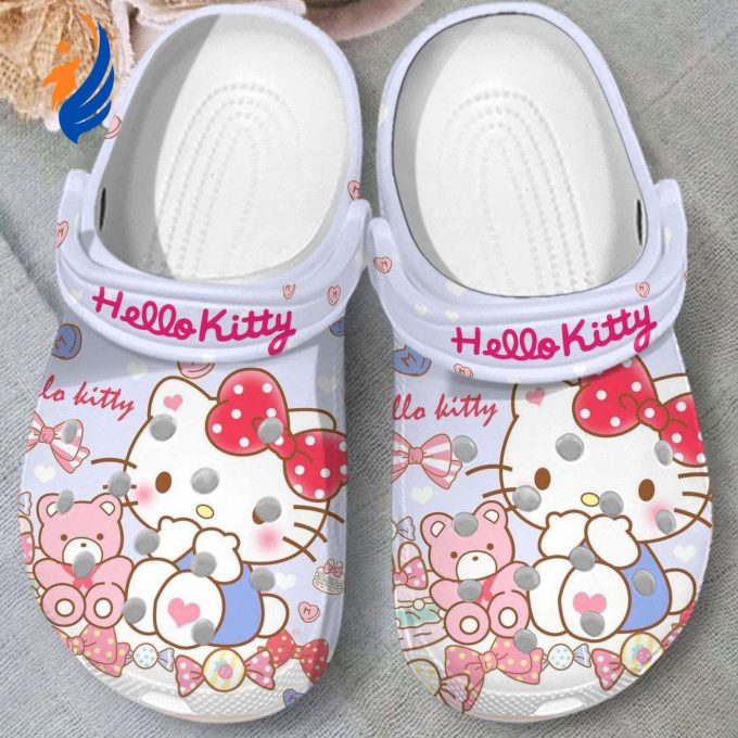 Adorable Hello Kitty Blue Clogs For Kids And Adults Adorable Hello Kitty Blue Clogs For Kids And Adults