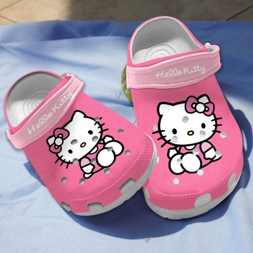 Adorable Hello Kitty Pink Clogs For Kids And Adults