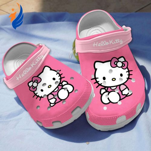 Adorable Hello Kitty Pink Clogs For Kids And Adults
