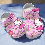 Adorable Hello Kitty Pink Personalized Clogs For Kids And Adults Adorable Hello Kitty Pink Personalized Clogs For Kids And Adults