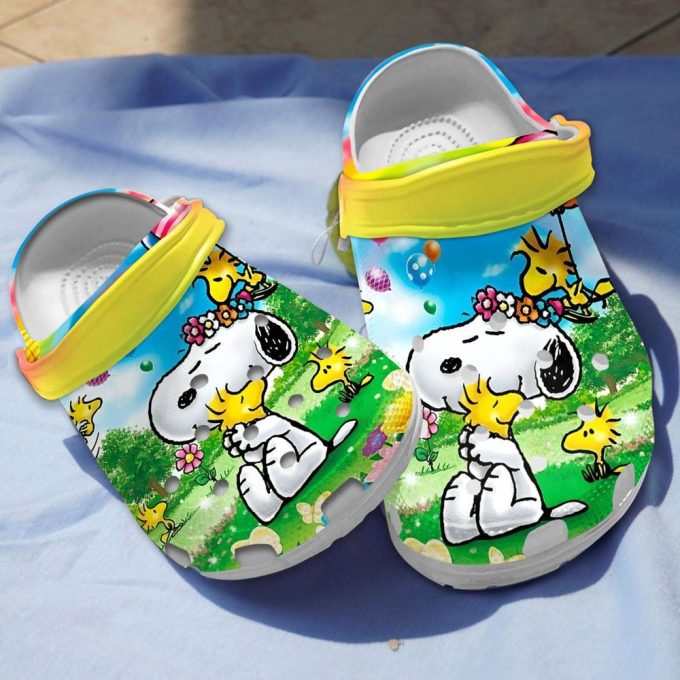 Adorable Snoopy And Woodstock Clogs For Kids And Adults