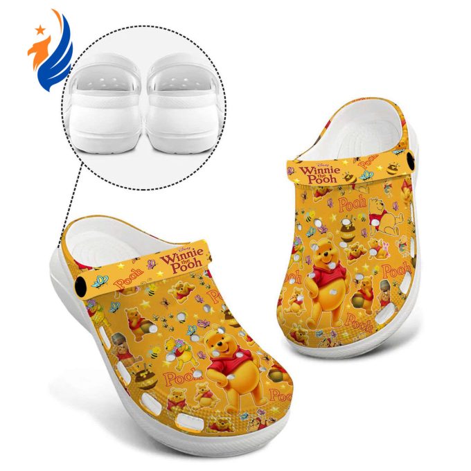 Adorable Winnie The Pooh Cartoon High-sole Clogs Adorable Winnie The Pooh Cartoon High-sole Clogs