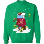 Get Festive with Alabama Crimson Tide Santa Snoopy Christmas Shirt – Perfect Holiday Gift!