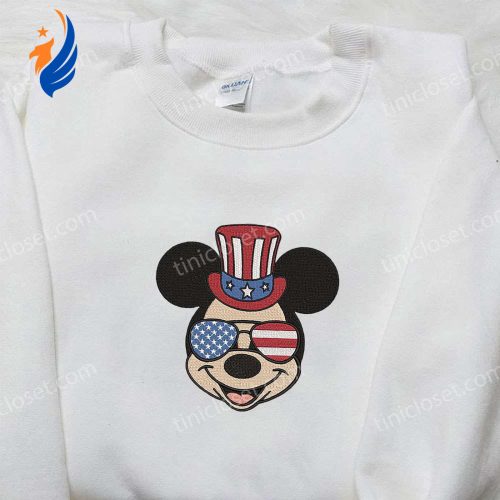 America Mickey Embroidered Shirt – Disney Patriotic Shirts: Best in Quality & Style