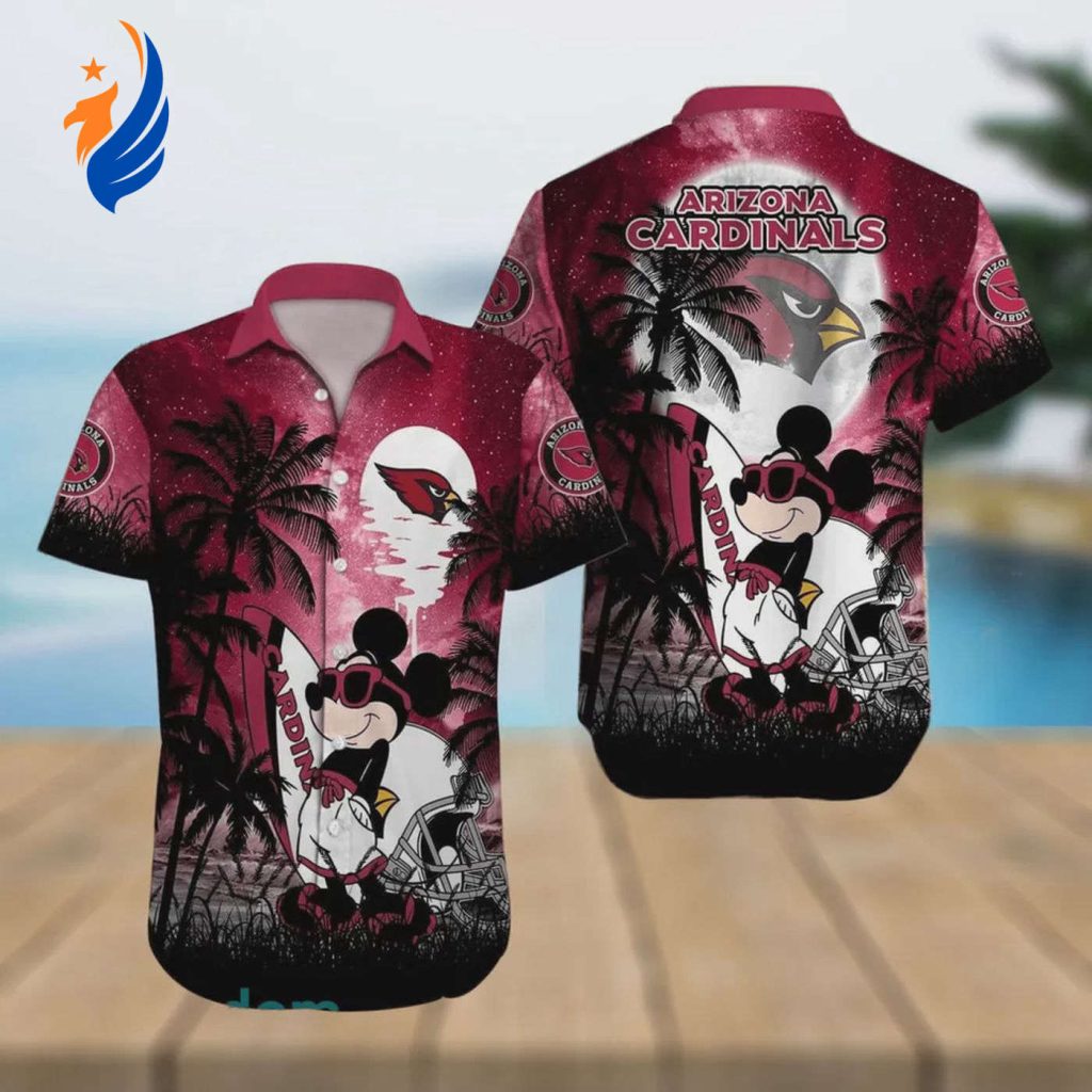 Arizona Cardinals NFL Mickey Mouse Aloha Hawaiian Shirt – Stylish Team Gear for Fans! Arizona Cardinals NFL Mickey Mouse Aloha Hawaiian Shirt – Stylish Team Gear for Fans!