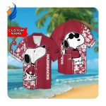 Personalized Arkansas Razorbacks and Snoopy Hawaiian Button Up Shirt – Perfect Summer Outfit for Men and Women Personalized Arkansas Razorbacks and Snoopy Hawaiian Button Up Shirt – Perfect Summer Outfit for Men and Women