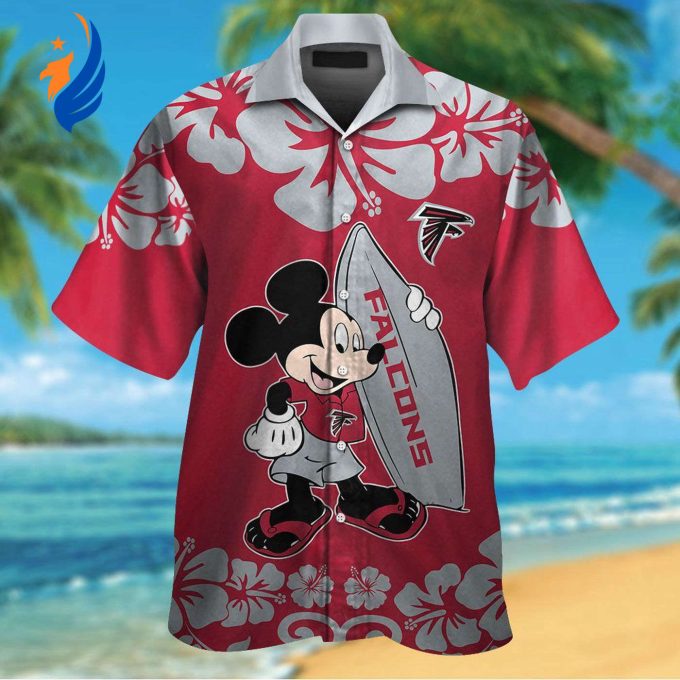 Atlanta Falcons & Mickey Mouse Hawaiian Shirt: A Fun and Stylish NFL Disney Collaboration Atlanta Falcons & Mickey Mouse Hawaiian Shirt: A Fun and Stylish NFL Disney Collaboration
