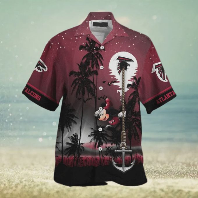 Get Game-Day Ready with Atlanta Falcons NFL Mickey Mouse Hawaiian Shirt – Funny & Unique Sports Apparel