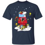 Spread Holiday Cheer with Atlanta Falcons Santa Snoopy Merry Christmas Shirt