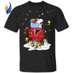 Spread Holiday Cheer with Atlanta Falcons Santa Snoopy Merry Christmas Shirt