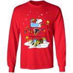 Spread Holiday Cheer with Atlanta Falcons Santa Snoopy Merry Christmas Shirt