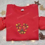 Autumn Leaf Fall Mickey Embroidered Shirt Halloween Sweatshirt & Disney Hoodie – Festive Embroidered Collection Autumn Leaf Fall Mickey Embroidered Shirt Halloween Sweatshirt & Disney Hoodie – Festive Embroidered Collection
