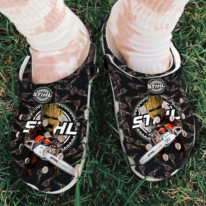 Baby Groot Chainsaw STIHL Clogs