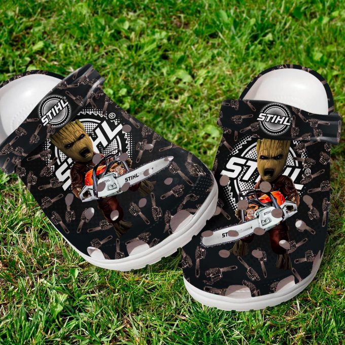 Baby Groot Chainsaw STIHL Clogs