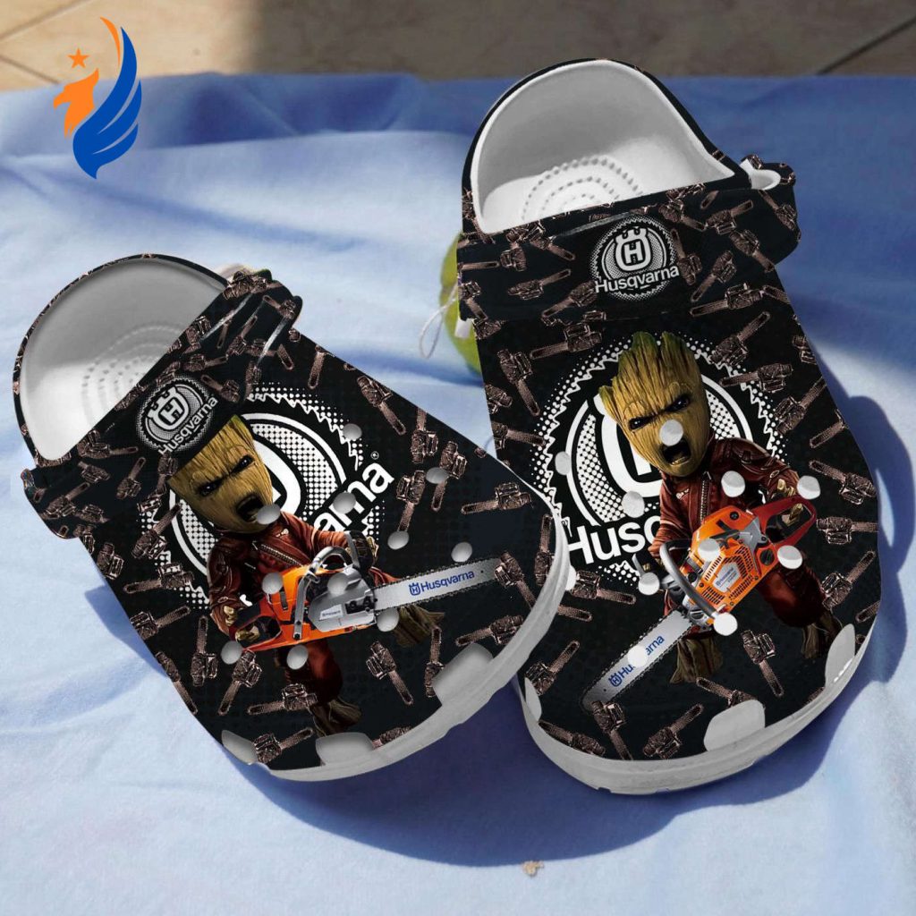 Baby Groot Chainsaw STIHL Marvel Clogs Baby Groot Chainsaw STIHL Marvel Clogs