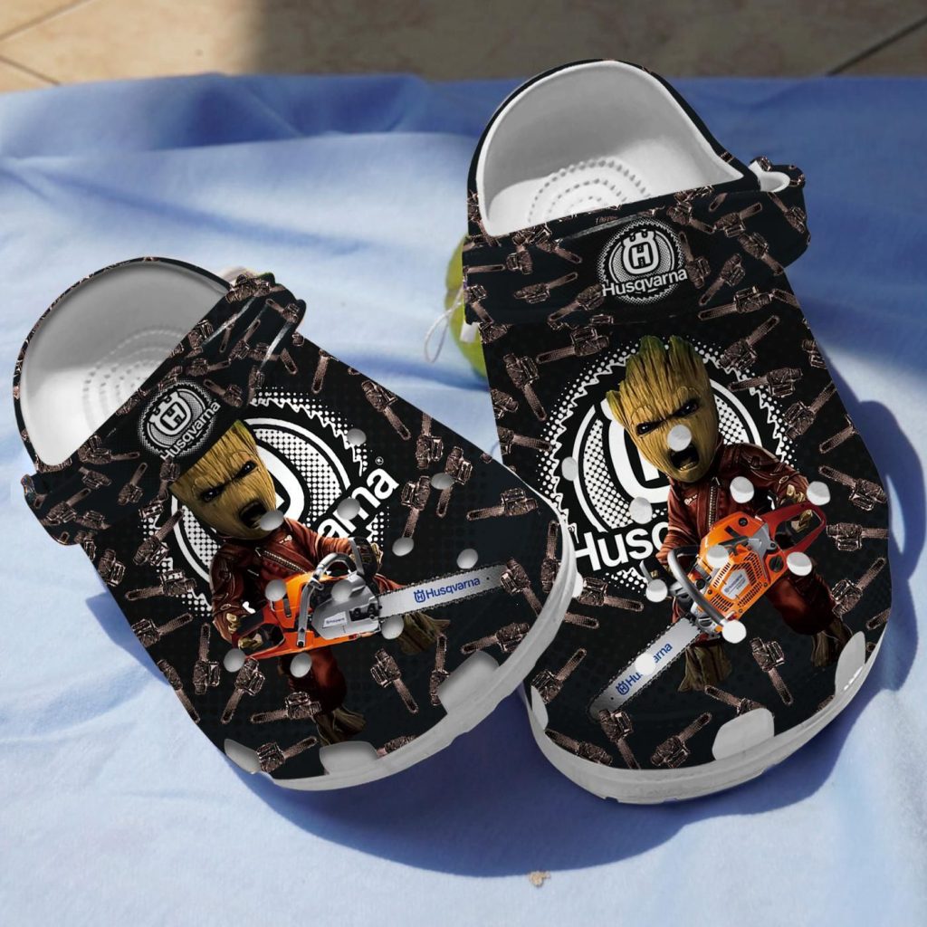 Baby Groot Chainsaw STIHL Marvel Clogs Baby Groot Chainsaw STIHL Marvel Clogs