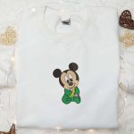 Adorable Baby Mickey Mouse Embroidered Shirt & Disney Characters Hoodie: Perfect Gift Idea! Adorable Baby Mickey Mouse Embroidered Shirt & Disney Characters Hoodie: Perfect Gift Idea!