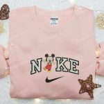 Adorable Baby Mickey x Nike Cartoon Embroidered Tshirt – Disney & Nike Inspired Shirt