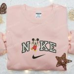 Adorable Baby Mickey x Nike Cartoon Embroidered Tshirt: Disney & Nike Inspired Shirt Adorable Baby Mickey x Nike Cartoon Embroidered Tshirt: Disney & Nike Inspired Shirt