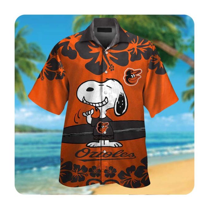 Stay Stylish with Baltimore Orioles Snoopy Hawaii Shirt – Unisex Summer Button-Up Shirt